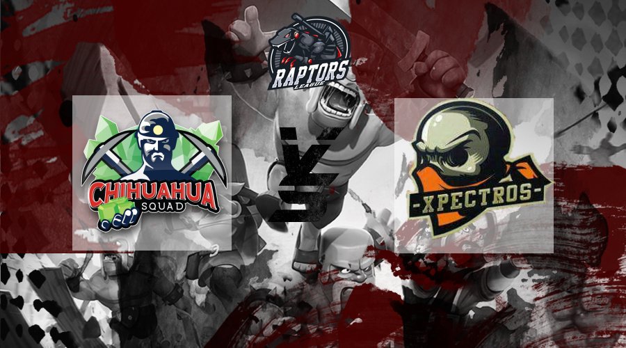 🔥Raptors League🔥
Grupo Á 

Ambos equipos estarán luchando por el pase a las semifinales, uno más obligado que el otro🔥

@ClanChihuahua  vs <a href="/XpectrosCr/">Xpectros</a>