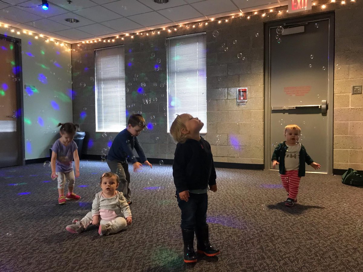 wcplonline's tweet image. What do you do when you are set up for Storybook Ball and have a Baby Meet up at the library? Secret Baby Party! Complete with music and bubbles :) #babyparty #libraryparty