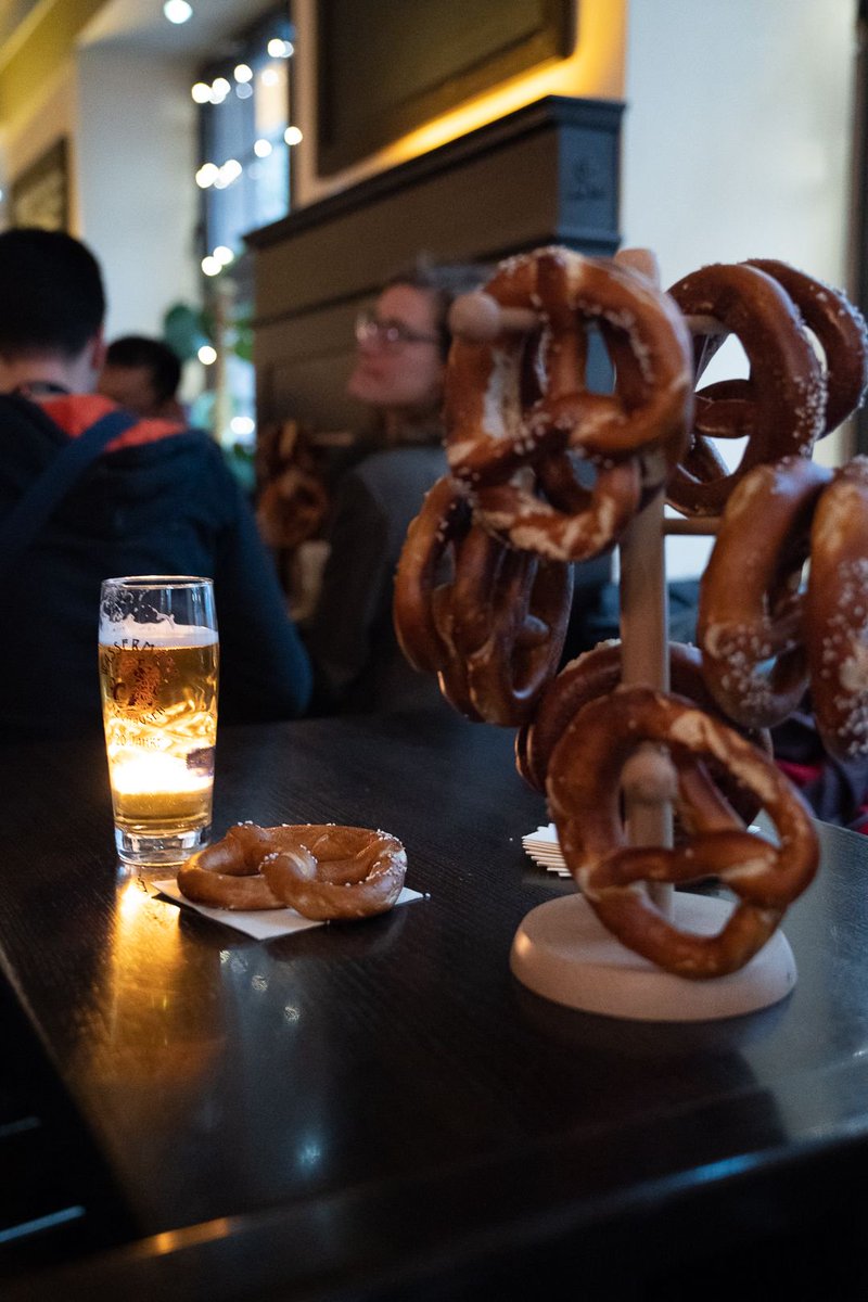 S3IC_Conference's tweet photo. #S3IC2019 is also a place for enjoying the local culture while networking! Last night special "beer and pretzels" afterwork proves it! 🍻🥨 https://t.co/T4RayLaDb6