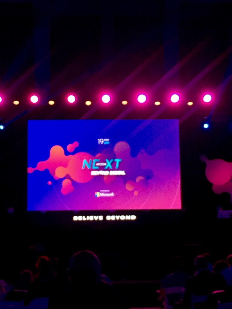 christos_lytras's tweet photo. #atcomnext taking a glimpse of the future https://t.co/hB4ImjbEFL