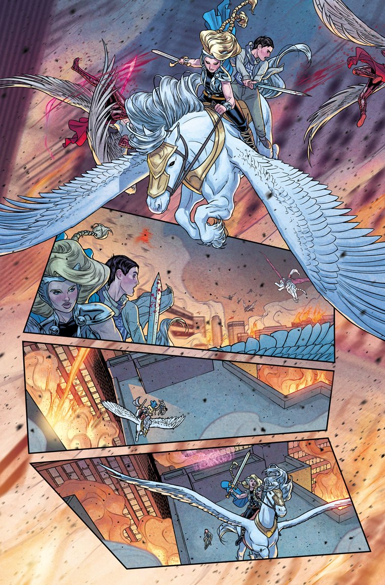 Thanks SO much for the kind words about WAR OF THE REALMS #1 - I'm really glad you're enjoying it! 

Here's a peek at issue #2! ⚔️⚔️ (Check out @COLORnMATT's Quickdraw episode to see him work his magic on this page: https://t.co/G2a1aDDMNO) 