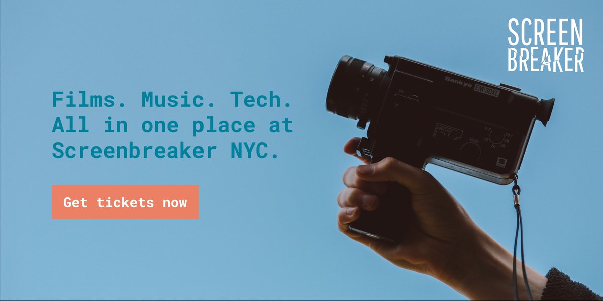 #FridayFeeling: Catch a film, catch a panel, catch a DJ set, catch a #workshop —just make sure you don't catch #FOMO . Get it all at #ScreenbreakerNY, April 26th and 27th. Tickets available now: bit.ly/ScreenbreakerT…