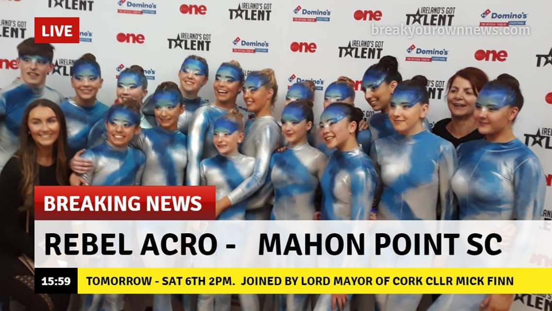 rebelacro's tweet photo. #RebelAcro Live Performance Tomorrow!!- Sat 6th - Mahon Point Shopping Centre 2pm.  All Welcome. Would love to see you there! ❤❤ Vote REBEL! https://t.co/yBwflaeDlx