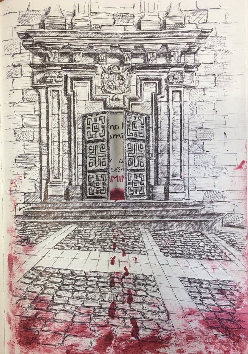 iesmachado's tweet photo. @ainara_vaillo devuelve el #LibroDeRecuerdos con la ilustración de la Promoción 2016-18 #Machado177 pronto empezamos con Promoción 2017-19. Gracias!!! Buen Camino. https://t.co/rPcICvyRsp