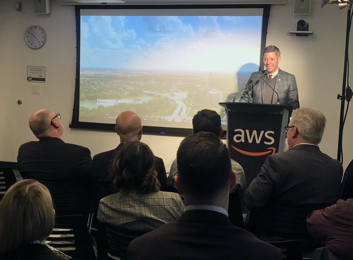 AppliancePros11's tweet photo. DowntownWpgBIZ: RT FenskePeg: Welcome new DowntownWpgBIZ member awscloud to Winnipeg! WinnipegMayor and Min_Pedersen officially kicking off the grand opening of thinkboxsoft 13,000 sq ft office at TheForks. (Check out the snazzy lobby and lunch room!… https://t.co/jg3ASbxKmL