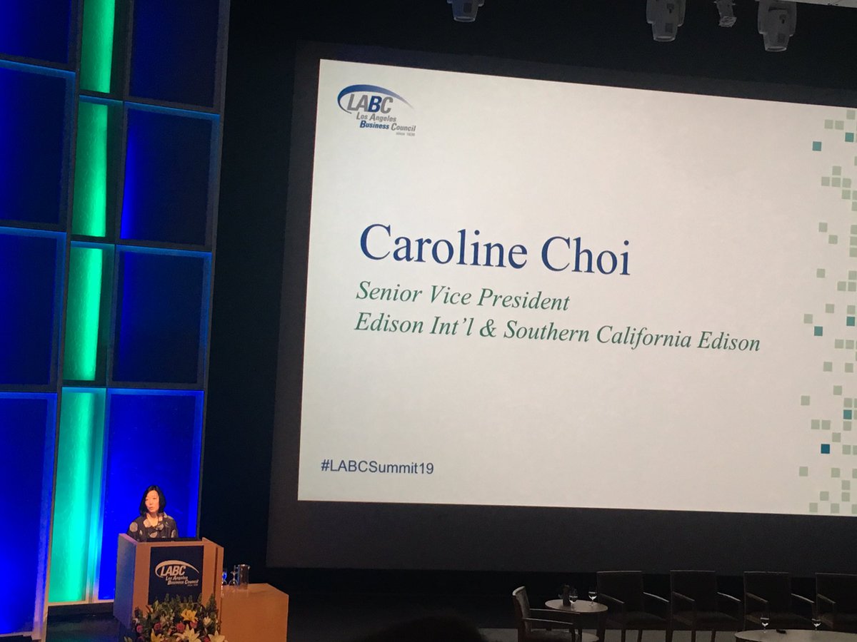 Caroline Choi, Senior VP of @edisonintl @SCE emphasizes importance of climate resilience & adaptation #cleanair #cleanenergy #wildfirepreparedness #electrification #LABCSummit19