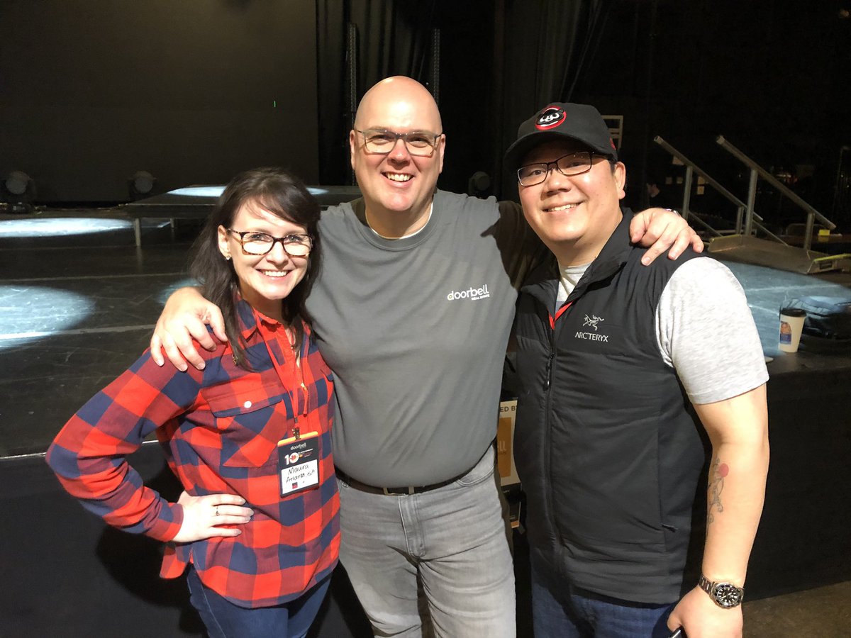 bdmine's tweet photo. GAR’s @MauraNeill and NAR’s @nobuhata with The Godfather of #REBCNASH , @NashvilleBrian https://t.co/KTy2wrqM3R