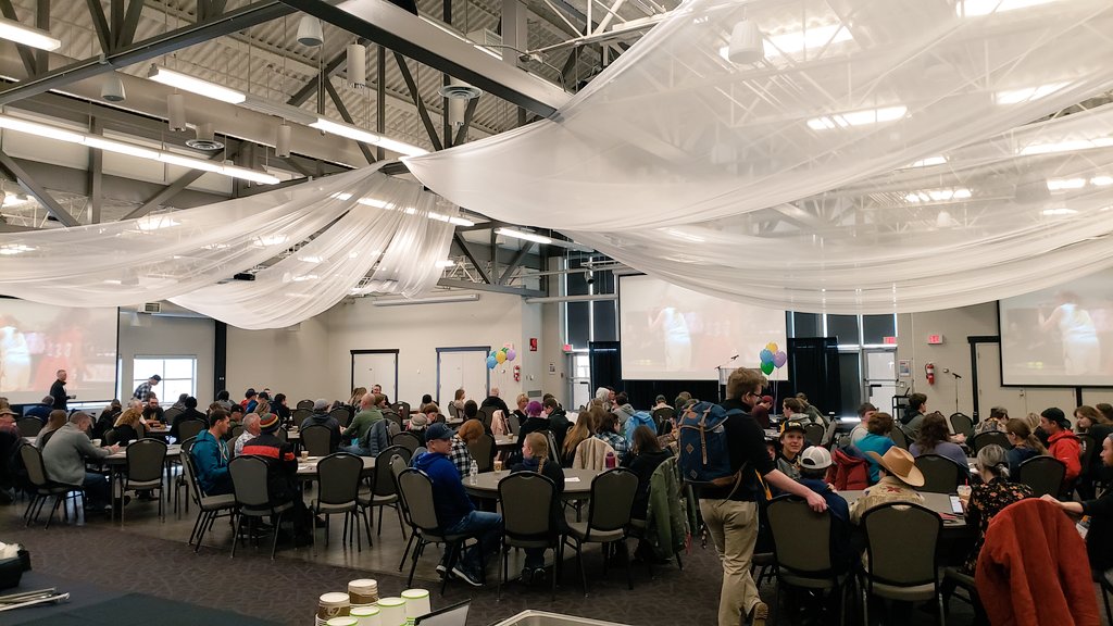 OldsCollege's tweet photo. Not only did we get a beautiful day for #Land and #Horticulture Preview day, but we also have a great crowd!  #OCPreview https://t.co/WzCXyO8SPu