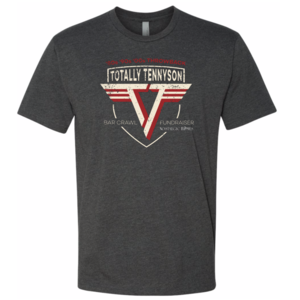 We're back for #2019! Don't be a #TotallyTennyson wannabe and buy a shirt to rep our #barcrawl! Follow the link! ow.ly/LToU50p717P