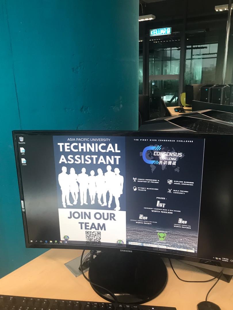 FiiiLab's tweet photo. Look! It’s us CC2019 in Asia Pacific University of Technology (APU). Thanks for having us here around the campus. Students who are interested please do not hesitate to join us!
#FiiiPay #FiiiPOS #cryptocurrency #blockchain #bitcoin #ethereum #比特币 #加密货币 #虚拟货币 #区块链 https://t.co/3sDNMZtuMt