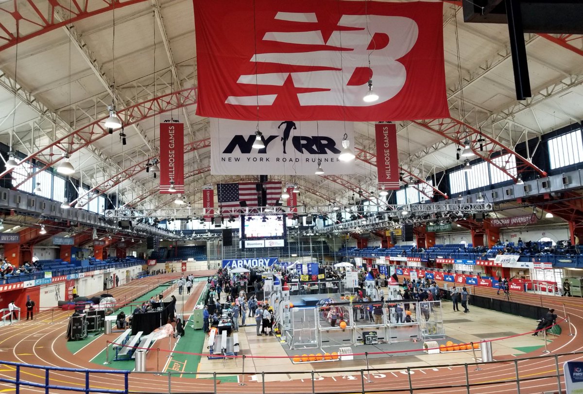 HSES_Robotics's tweet photo. The Envirobots are at the Armory for the 2019 FRC Competition. See you on the field! #Robotics #Envirobots #Engineering #Programming #Maker #Create #STEM #FRC #Destinationdeepspace #FIRST #NYCFIRST #NYC #Boeing https://t.co/AXOpEXw4R0