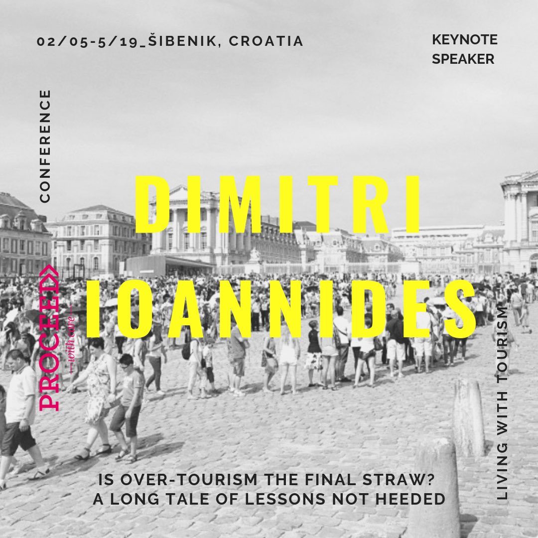 proceed2019's tweet photo. In Šibenik, D I M I T R I _ I O A N N I D E S will unpack the term OVERTOURISM, he promised so! :) Don’t miss opportunity to find your seat at Croatian National Theater 2-5 May 2019.
#ProceedWithCare #LIVINGWITHTOURISM #UNESCO #imcagencija #muzemuses #juracicskoruparchitects https://t.co/1T7KAycJKj