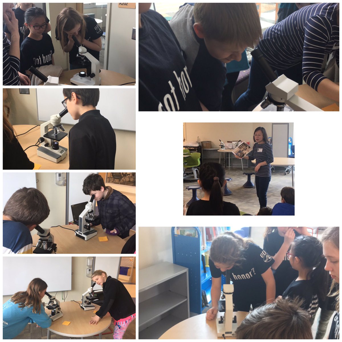 Cell and microscope lab with Mrs. Jing <a href="/BrickellAcademy/">Old Donation School</a>