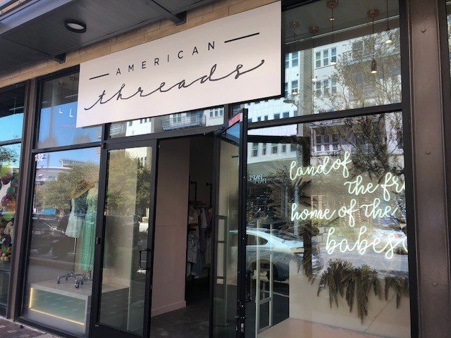 embreegroup's tweet photo. Embree Construction Group is thrilled to launch another American Threads, 3211 Palm Way Suite #132, Austin, TX. Come out and see the opening at the Domain – Austin. Thank you, @shopamericanthreads we are looking forward to continued success. @threads #embreebuilds #embreegroup https://t.co/r82AMDgzOm