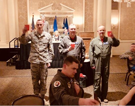 92arwcommander's tweet photo. Last Friday night the 93 ARS celebrated its 70th Anniversary in grand-style with an awesome dining out at the Spokane Club!  Thanks to Gen Lorenz for the great words &amp; for all Pegasus for their tremendous efforts each and every day!  #TeamFairchild #93ARS #DominiArtis https://t.co/NhKT2ckcBe