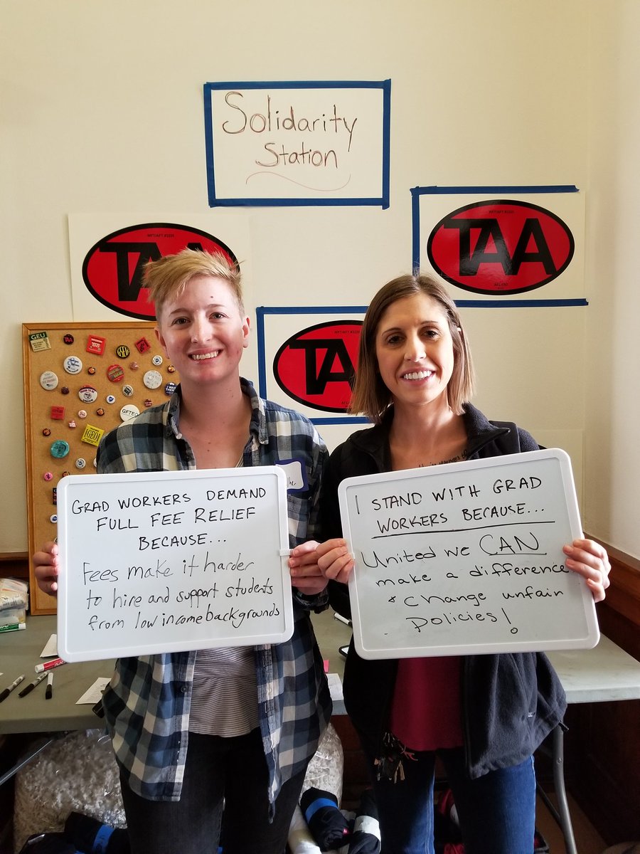 HislopLily's tweet photo. #feesarewagetheftuw #taasitin #uwgradlabor @canibas1123 https://t.co/aKVZMJ4jKM