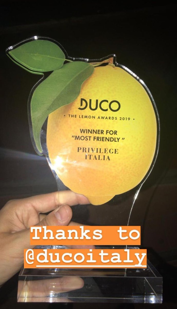 LushExperiences's tweet photo. Congratulations to @PrivilegeItalia for being awarded 'Most Friendly' at DUCO Italy!
#PrivilegeItalia #Italy #Italia #luxuryconciergeservices #LuxuryTravel #LushExperiences #LushCollection #LushDestinationServices #ducoitaly2019 #ducotravelsummit https://t.co/SKt0Te6TzH