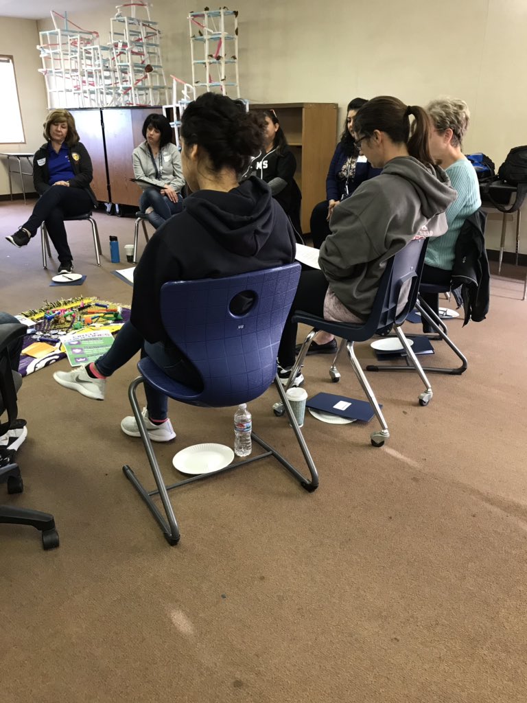 WMSPatriots's tweet photo. The WMS staff is coming together to learn about the power of Circles and Restorative Practices #WMSPatriots #LHCSD #OCHR https://t.co/C3UwzCZJU4