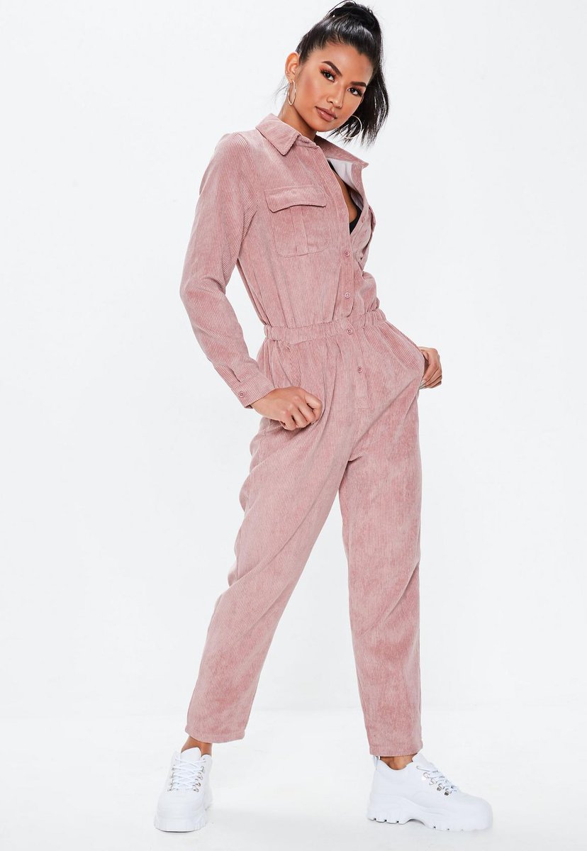 pink utility suit