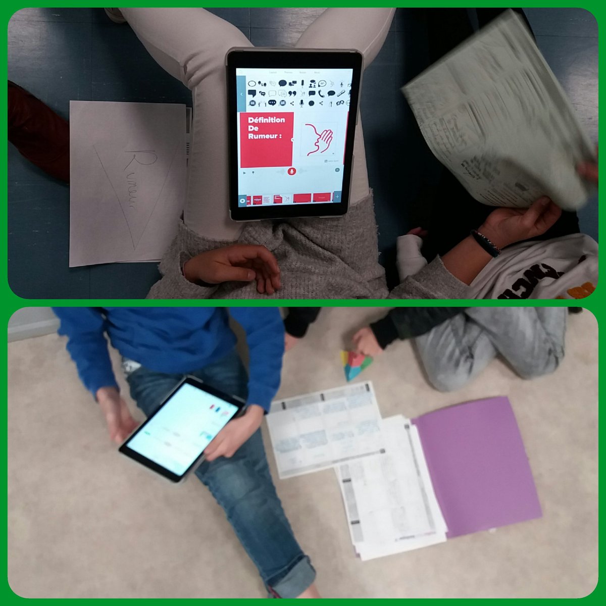 cdibegervil's tweet photo. Aujourd'hui au CDI:  projets Classes Actus finalisés!!!📰 💪  Publication des productions sur #Toutapod et la plateforme #Classesactus .
Repos bien mérité pour les vacances !
#Educationauxmedias #EMI #espritcritique #CDI #citoyenneté  #collegebegervil #quiberon https://t.co/S98N0Ws0N7