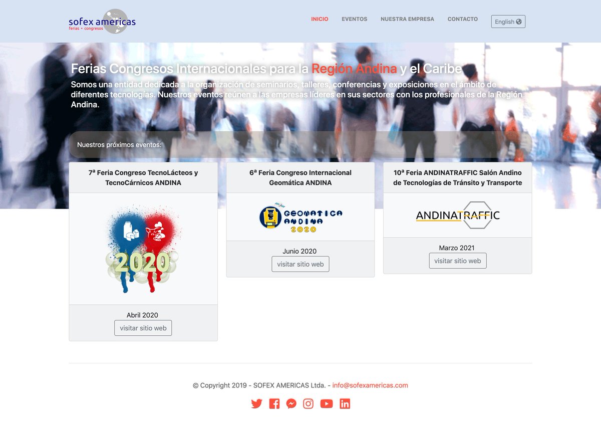 ¡Hemos rediseñado nuestra página web! sofexamericas.com 👨‍💻
