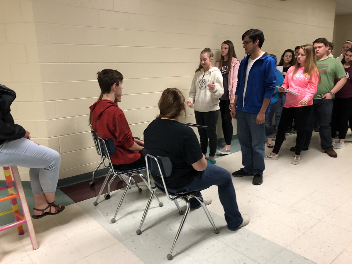 KHCollinsMath's tweet photo. Sentence game in Mrs. Buchholz’s ASL classes @WjhsNc (she borrowed from our Eng 4 Ts). Hey Ts: Get out &amp; observe your peers! https://t.co/7W7CQhasx4