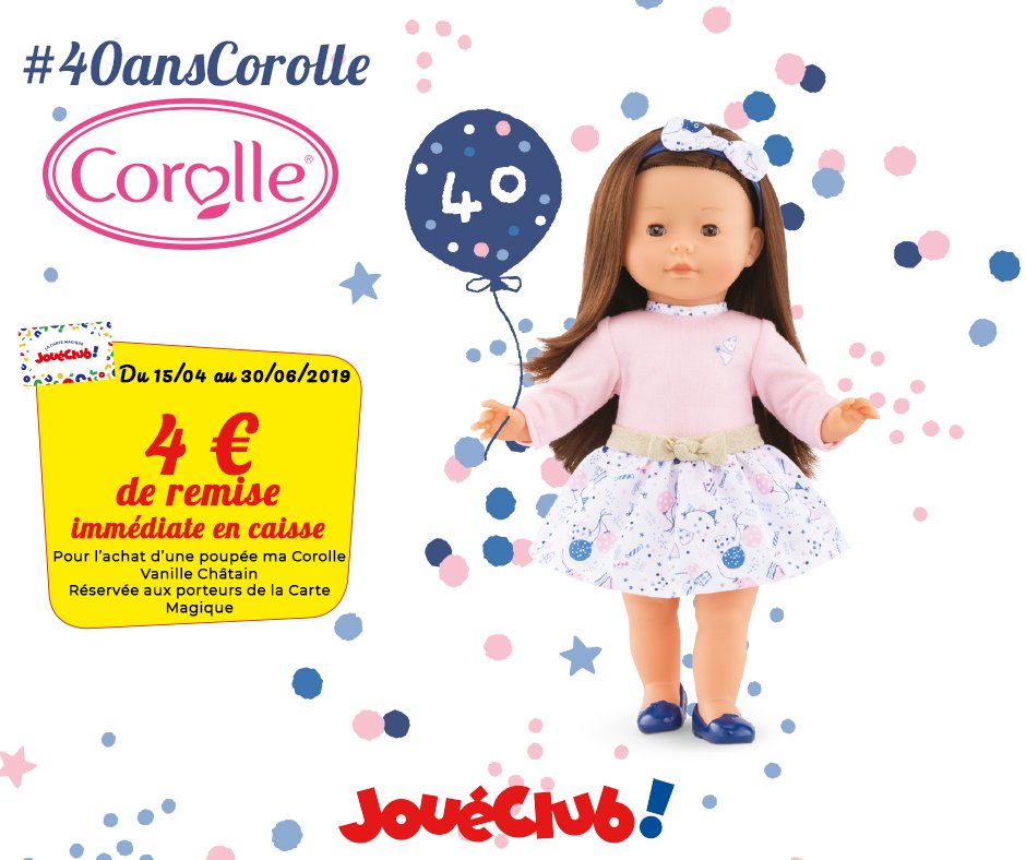 corolle vanille chatain