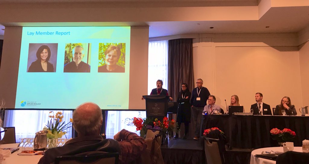 RJMersereau's tweet photo. Enjoyed catching up with old friends &amp; colleagues at the @CABiology #AGM this morn. Good news for the BC public &amp; exciting times for the College - we’re transitioning to a right to practice profession for applied biology #ProfessionalReliance #ProfessionalAccountability https://t.co/PkjOLQmv9j