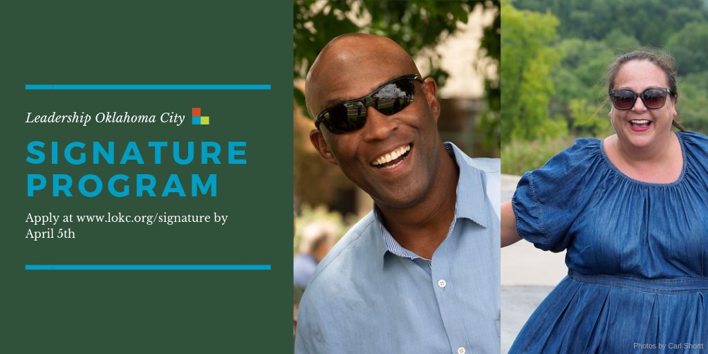 LeadOKC's tweet photo. Last day to submit applications for LOKC's Signature Program. Hurry and apply today! https://t.co/wxDEdWFWzL https://t.co/9gS6T7YvwQ