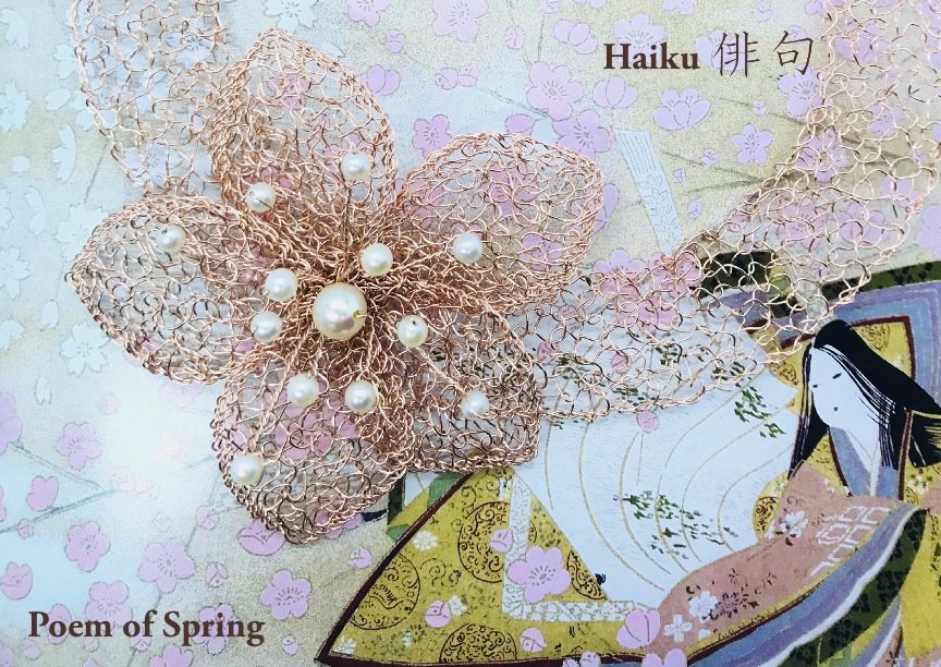 The Byrne Gallery will host a reception for its "Haiku, Poem of Spring" jewelry show on Saturday, April 6, from 2-6 p.m. This special exhibition features #jewelry and accessories for the new season by seven local designers. #middleburgva #loudoun #spring