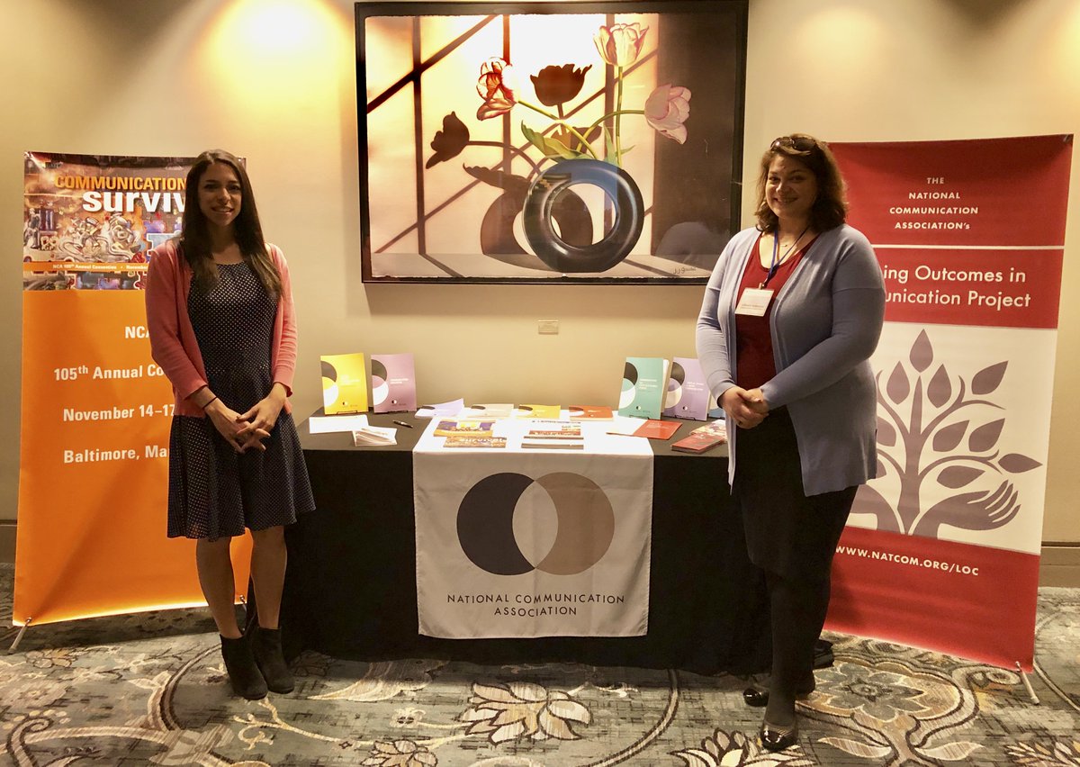 NatComm's tweet photo. NCA staff members are attending the Southern States Communication Association Convention in Montgomery, AL. Stop by NCA's table and say hello! #SSCA19 https://t.co/U8nOq8astP