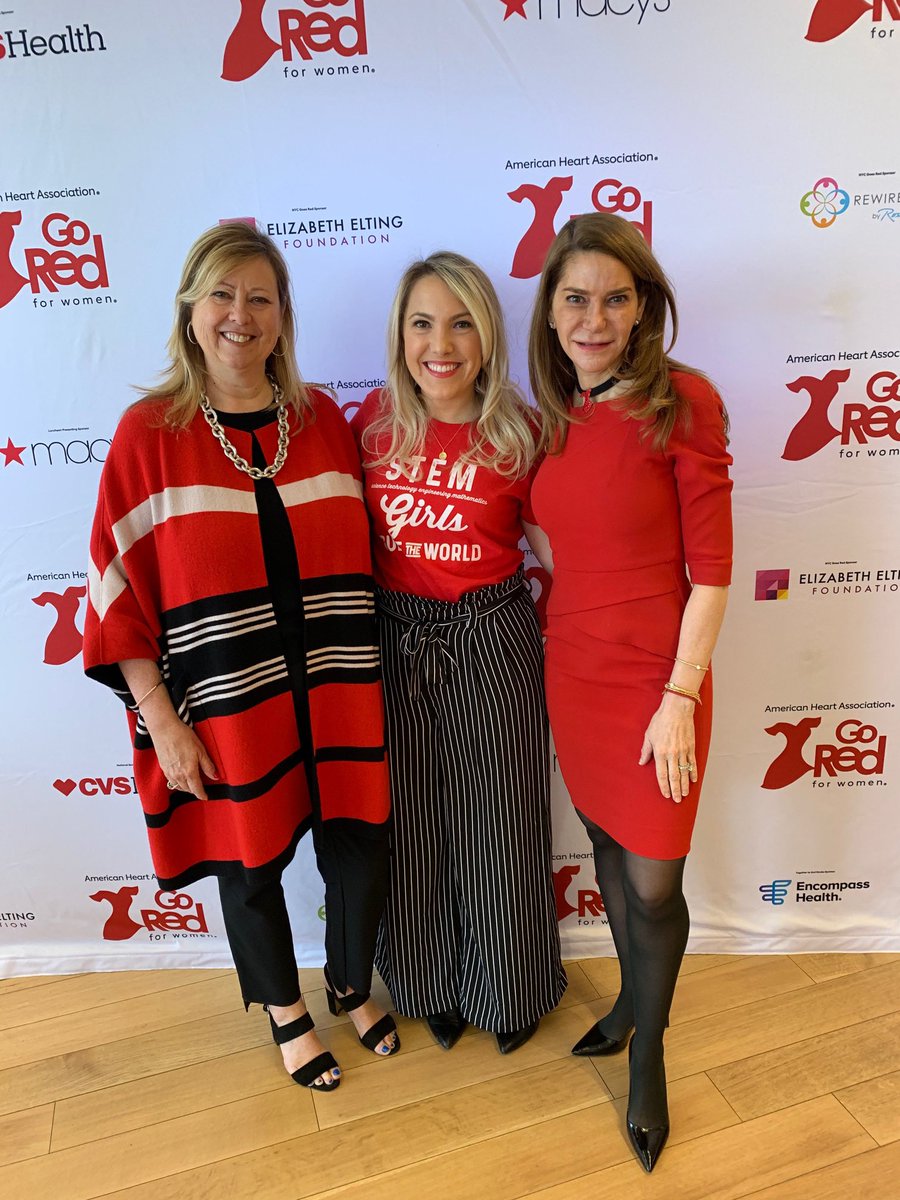 Amazing morning with STEM Highschool girls <a href="/JRAC2/">Jaimie Racanelli</a> <a href="/LizElting/">Liz Elting</a> <a href="/AHANewYorkCity/">AHA in New York City</a> #STEMGoesRedNYC #GoRedNYC #buildingabetterworkingworld #EY