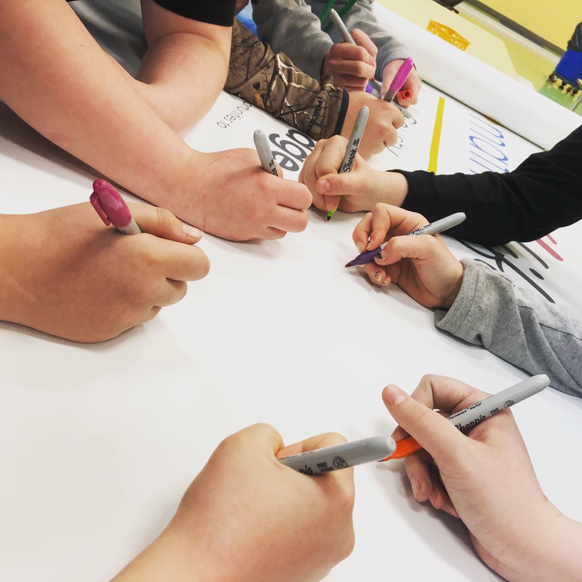 MiddleMilton's tweet image. Today we took the #math4lifewv pledge! #mycabellschools