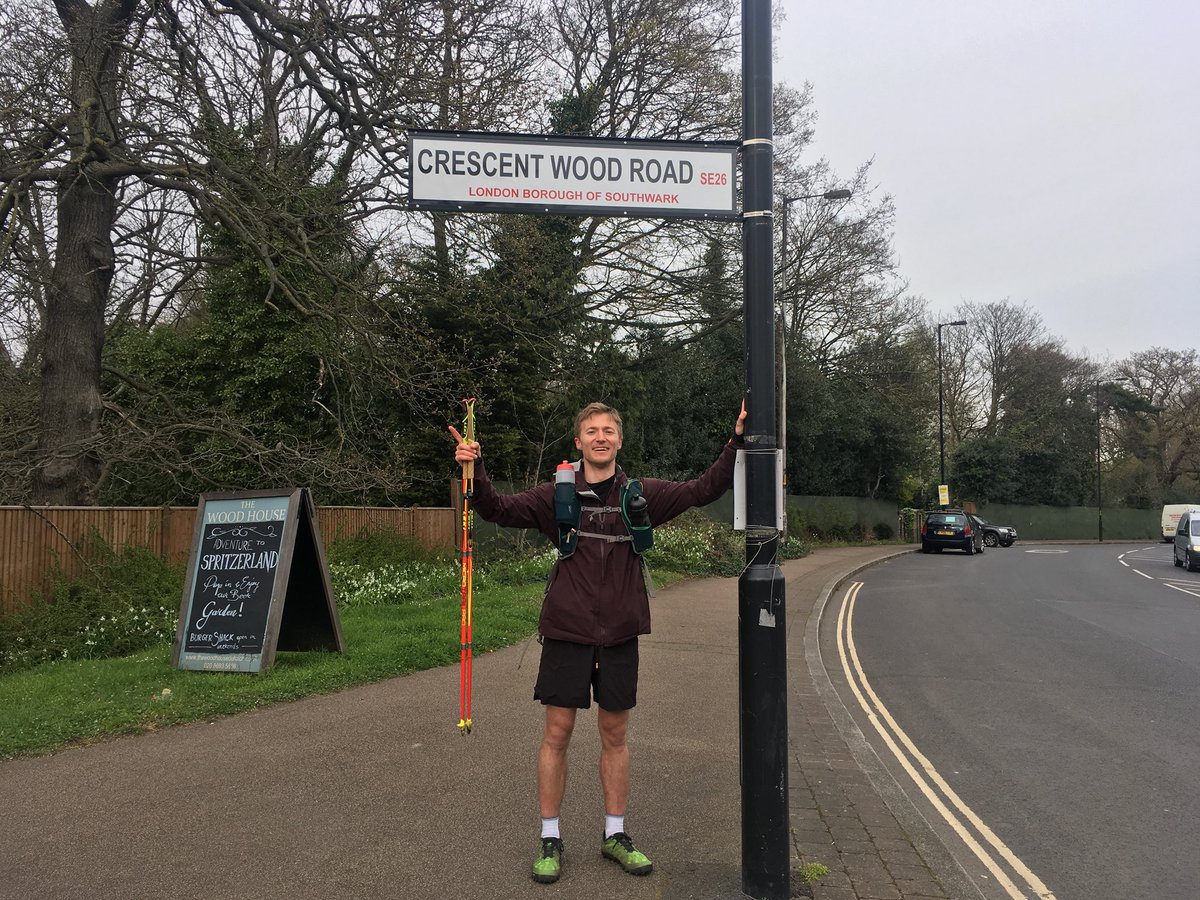 South London Smog Graham complete. 3 days, 95 miles, 12 peaks. Someone fitter than I should complete the full Smog. Now for a pint...