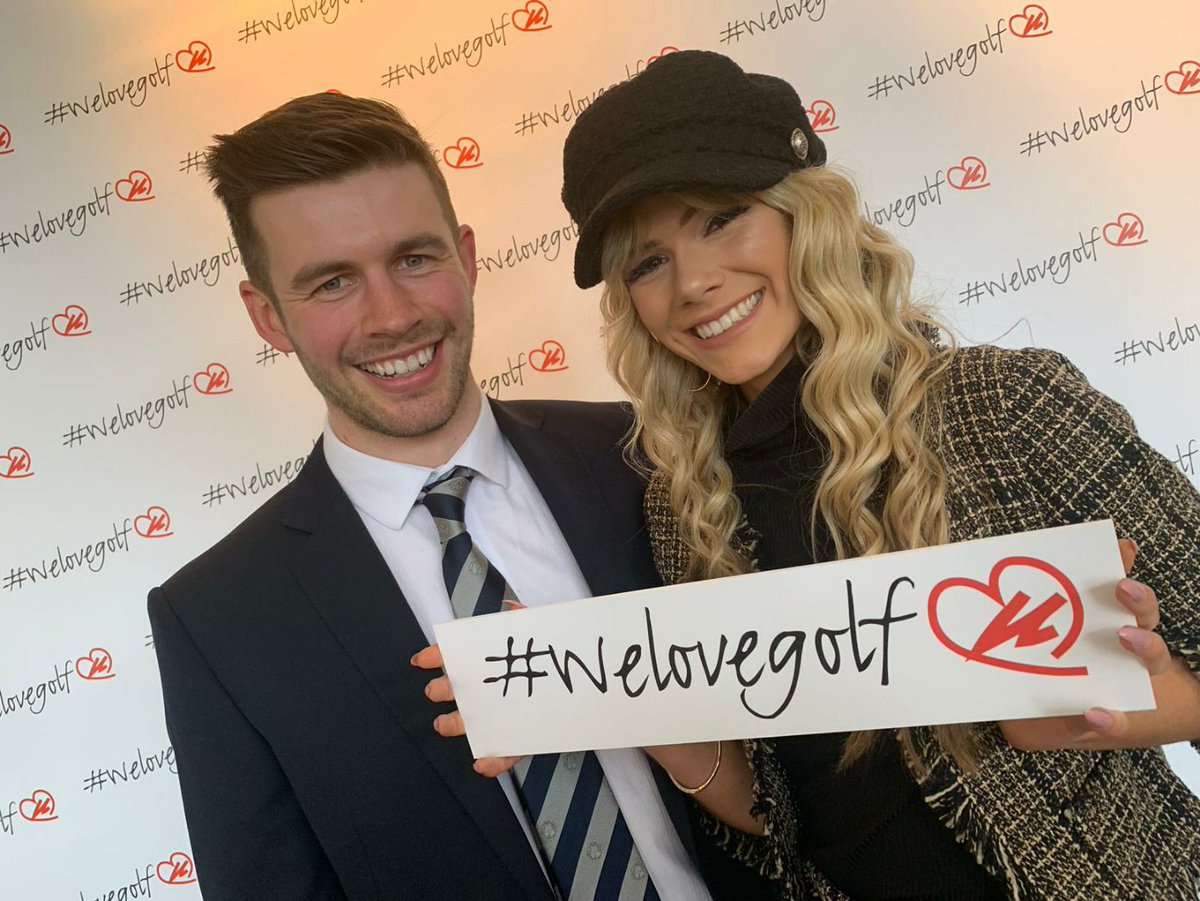 ThePGA's tweet photo. Fantastic to see so many graduates supporting The PGA's @WeLoveGolf campaign today at @unibirmingham 🏌️‍♀️ #WeLoveGolf #PGAGraduation https://t.co/IDjgKT9ElU