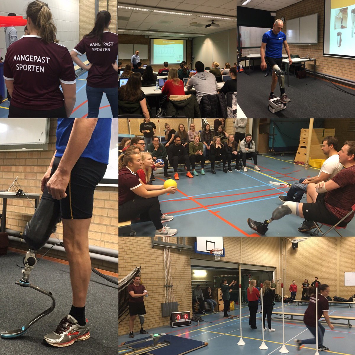 Terugkijkend op een interessant college over prothesiologie in samenwerking met OIM tijdens de lessen van de minor aangepast sporten. Brug tussen praktijk en onderwijs zo klein mogelijk maken.