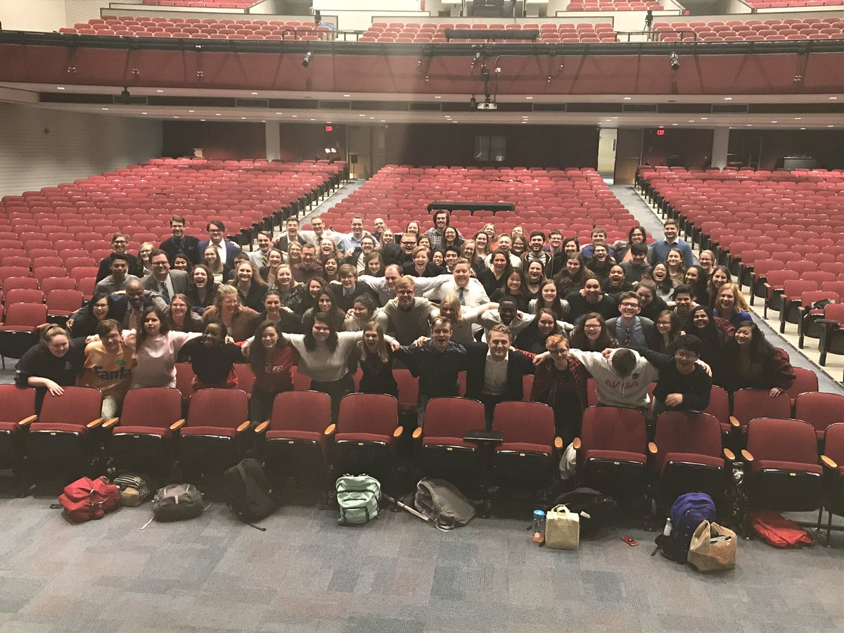 #nwchoir welcomed a visit from the University of Wisconsin - Eau Claire Concert Choir today. @nthsd219 @nwchoir <a href="/UWEauClaire/">UW-Eau Claire</a>
