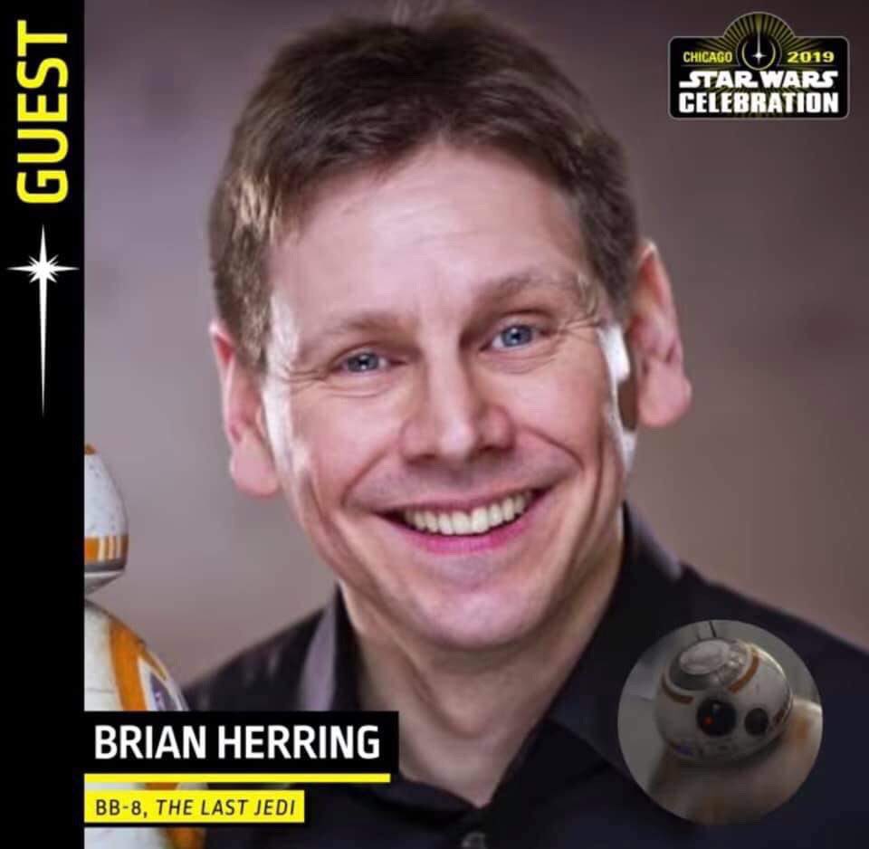 BrianHezza's tweet photo. Happy Beeps! I’m rolling into @SW_Celebration early. I’ll be signing from 4:30-7PM Saturday @ Table 21. Autograph tickets are live now! Come and meet the ENTIRE #TeamBB8 #StarWarsCelebration #StarWars #Topps #IX #BB8 #Puppeteer #DaveChapman #MattDenton #JoshLee #BrianHerring https://t.co/m4tTSgze2W