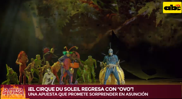 ABCTVpy's tweet photo. 🎪 Cirque du Soleil regresa con el show “Ovo”.
📌 El espectáculo que desembarcará en Asunción en el mes de mayo, en el marco de su gira por la región.
#AntesQueArda🔥 #LaPreviaPy
📲 Seguinos en https://t.co/ZvwJlbwdHn #ABCTVpy https://t.co/Xy7Wovimz9