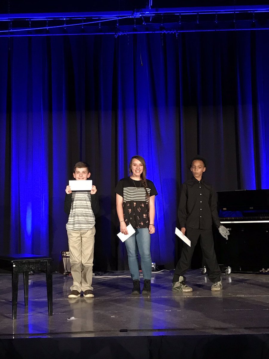 D50CSharp's tweet image. Beverly Manor has talent! Comedians, singers, song writers, pianists, and a rival to Michael Jackson’s dance moves. Talent in many forms! Shout out to Ethan, Abigail, and Joel on your wins! @d50wildcats @RtIteach50