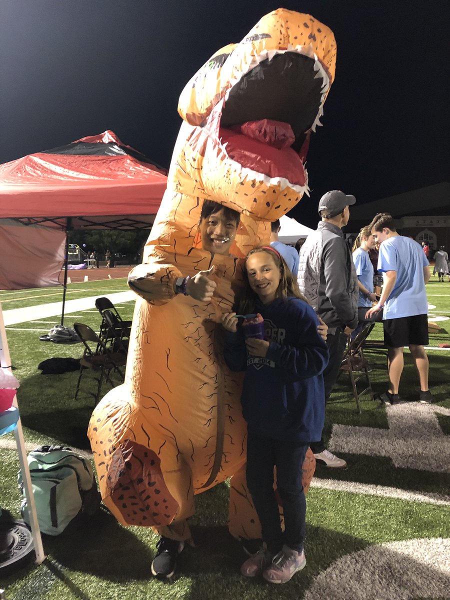 PHSMath1's tweet photo. Having a blast with this crazy kid at PHS Relay for Life! @woodmep @ProsperHS @ProsperISD https://t.co/5Hc0CBp3Xm