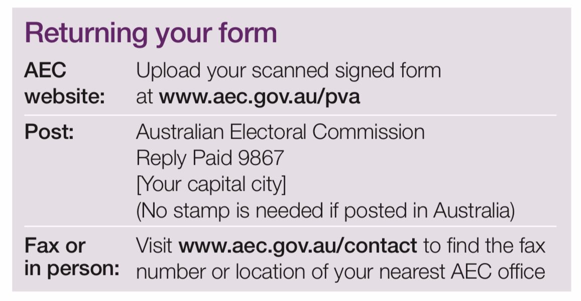 Application Form Australian Visitor Visa, To Send Postal Vote Applications To Electors However You Dont Have To Use It Or You Can Return It Directly To Us Pic Twitter Com Sgwy3rsmnj, Application Form Australian Visitor Visa