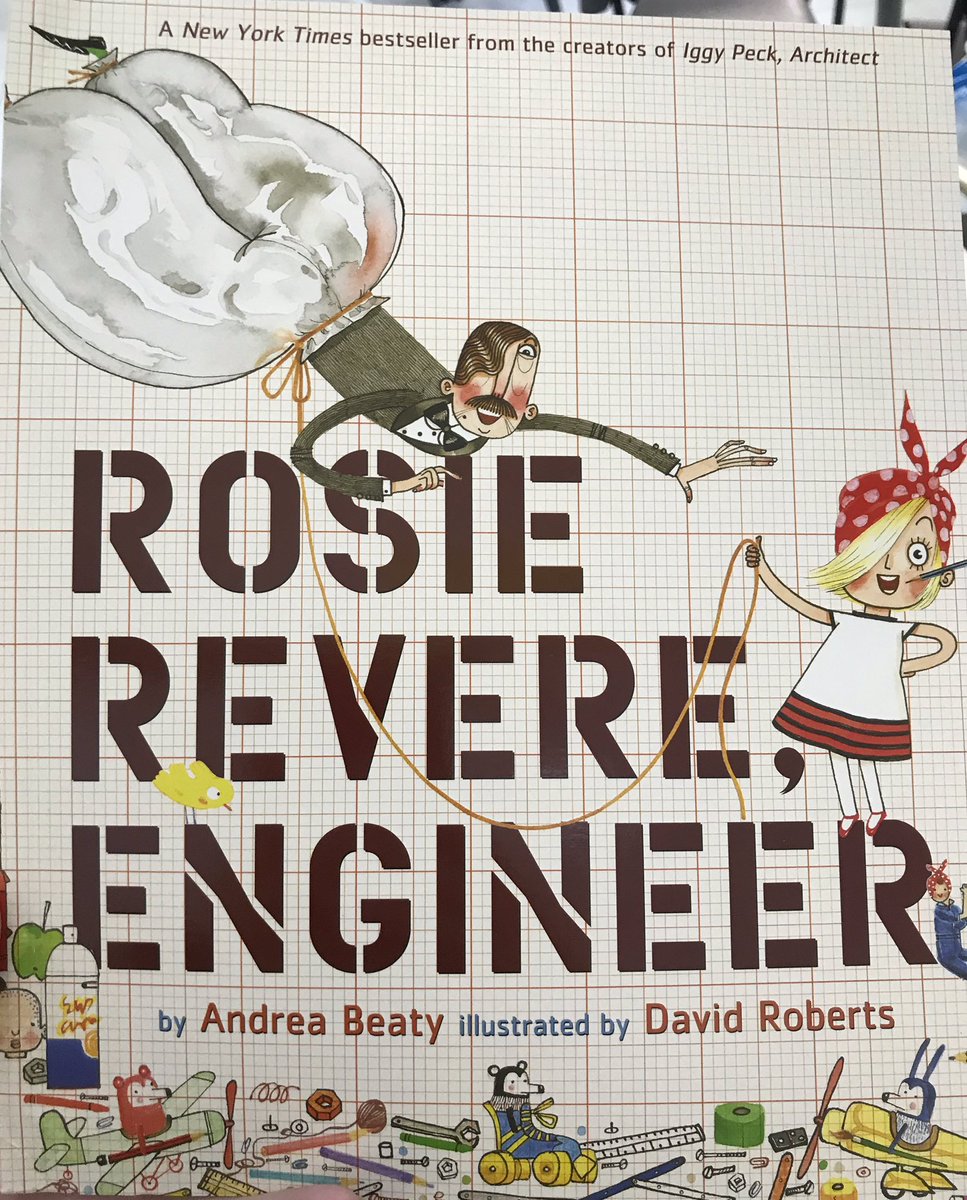 MissShillington's tweet photo. Using design thinking to become engineers and problem solvers.  #Rosierevereengineer is a great book to inspire future engineers and problem solvers! https://t.co/UcNsvXxGh9