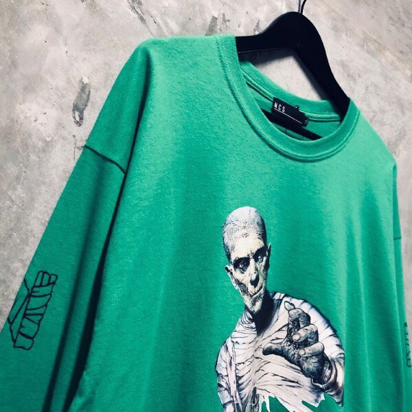 creoKk's tweet image. 【NOTCOMMONSENSE】
・
モンスターシリーズ🔥
・
・
劇中では怖いミイラ男も
どことなくポップな感じに見える😍
1枚です！！
・
#NCS
#notcommonsense