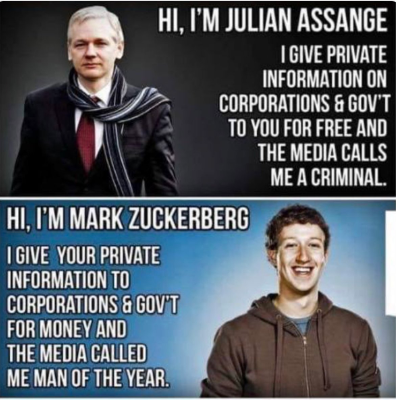 easyshopsmile's tweet photo. This👇. #JulianAsange #MarkZuckerberg #facebook #privacy #MAGA https://t.co/88zDGRfyAf