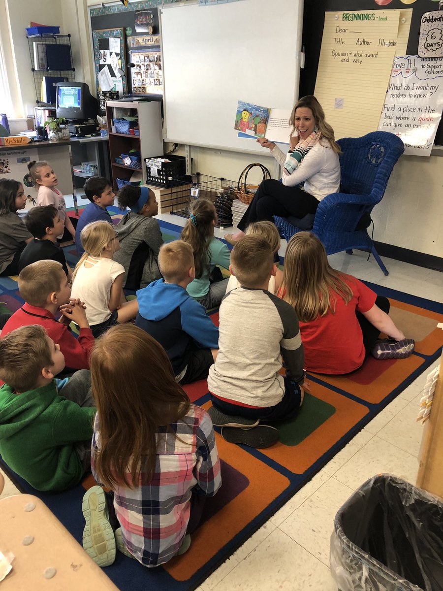 Thank you Mrs. Minutoli! We loved your visit today and enjoyed reading our published book! Kindness Counts! #cheerforchurchville #secondgradeauthors <a href="/cveschargers/">Churchville Chargers</a> <a href="/lisa_minutoli/">Lisa Minutoli</a>