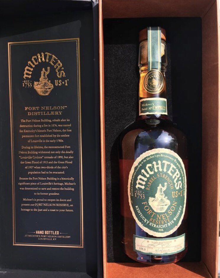 bourbonscript's tweet photo. Michter’s is offering a bottle your own barrel strength rye experience with bourbon coming soon. Time for a visit to the distillery! https://t.co/piuD6pv0Wc