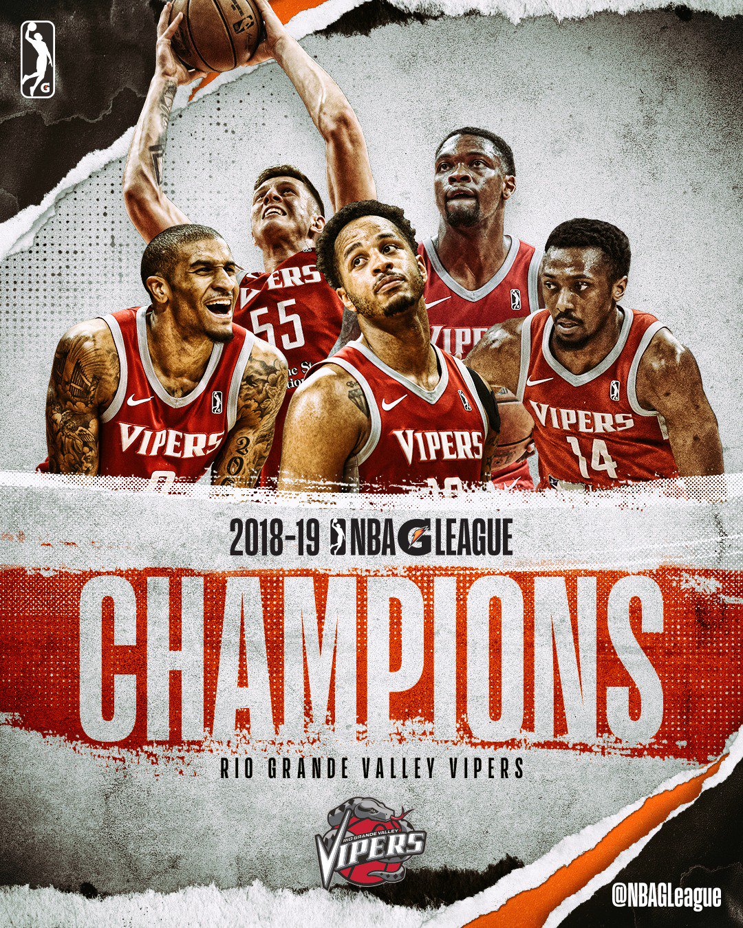 NBA G League on X: 🏆 CHAMPS 🏆 @RGVVipers take Game 2 and win the 2022  #NBAGLeagueFinals presented by  TV, the 4th title in franchise  history!  / X