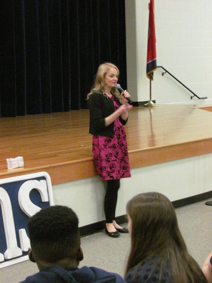 Well known author Shelly Brown visits Kate Bond.