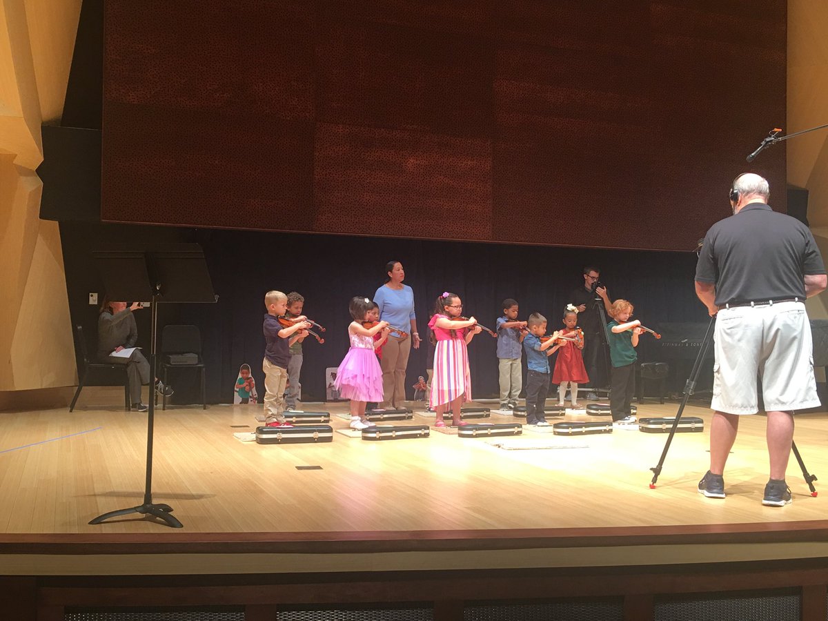 Today @NPESharks Pre-K violinists were invited to demonstrate their phenomenal violin skills @fgcu Bower School of Music. These awesome students work diligently during their lessons under the guidance of  the Music Scores Program. @CCPS_PRE_K @collierschools #Musicscores